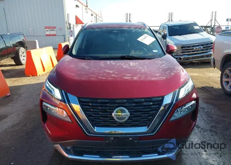 2021 Nissan Rogue Platinum Fwd из США, поврежденный, VIN JN8AT3DC9MW102079